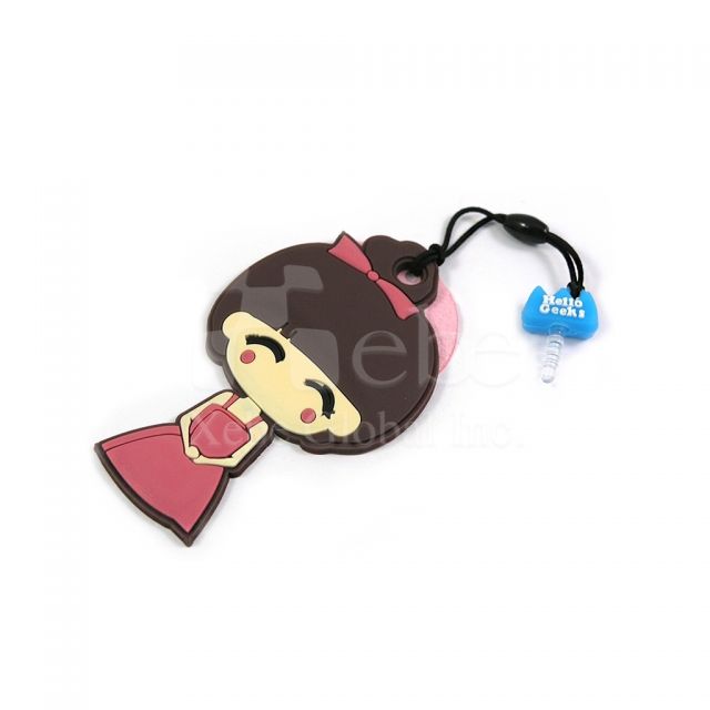 女孩PVC手機擦