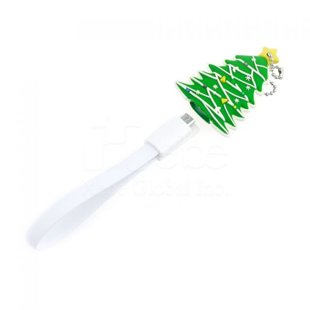 聖誕樹手機充電線