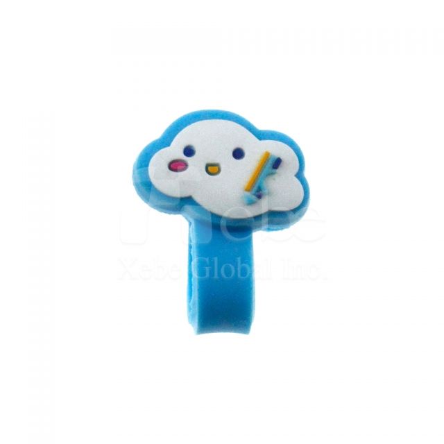 兩色雲朵造型捲線器 兒童