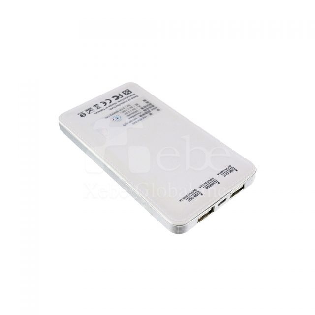 仿皮薄型行動電源 訂造禮品