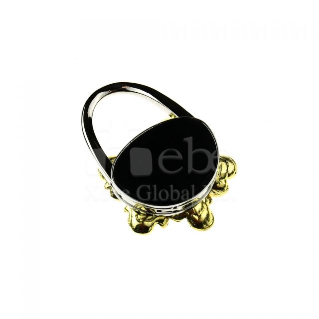 紫色花花金屬手袋掛勾 訂造禮品