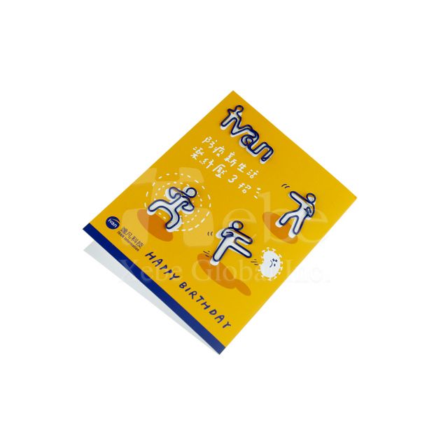 合氣道造型萬字夾