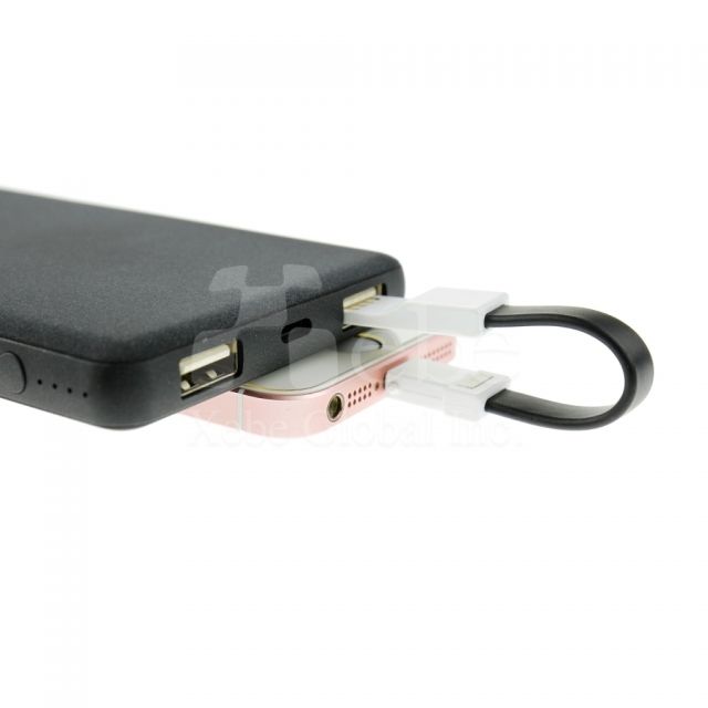 黑色薄型行動電源 訂造禮品
