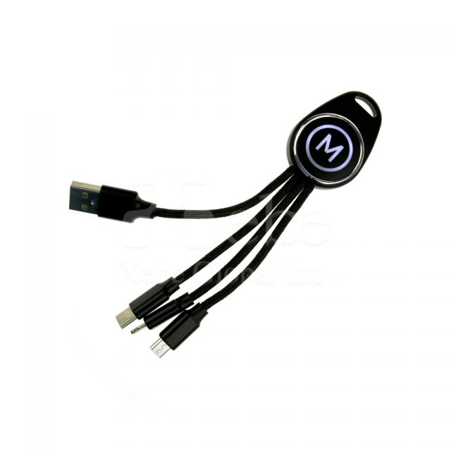 Logo訂造發光叉電線 尾牙禮品 