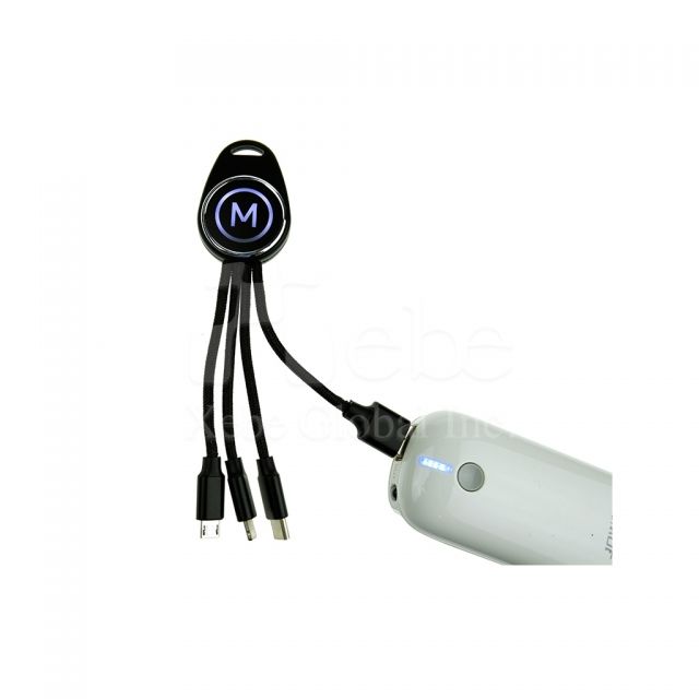 Logo訂造發光叉電線 尾牙禮品 