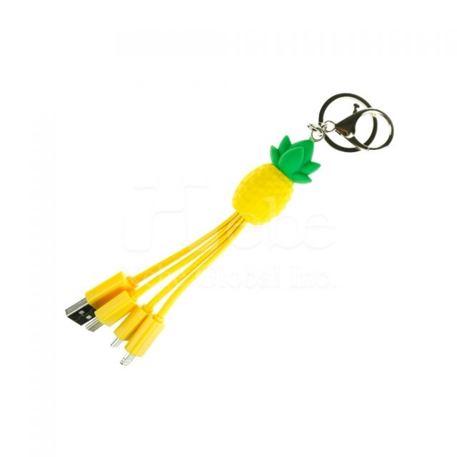 菠蘿造型四合一充電線 新年禮品