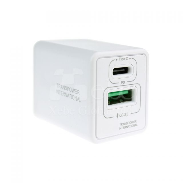 訂造Type C雙孔充電器 Type C快充USB charger 