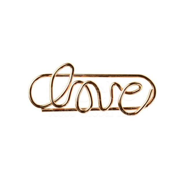 Love字樣訂造萬字夾