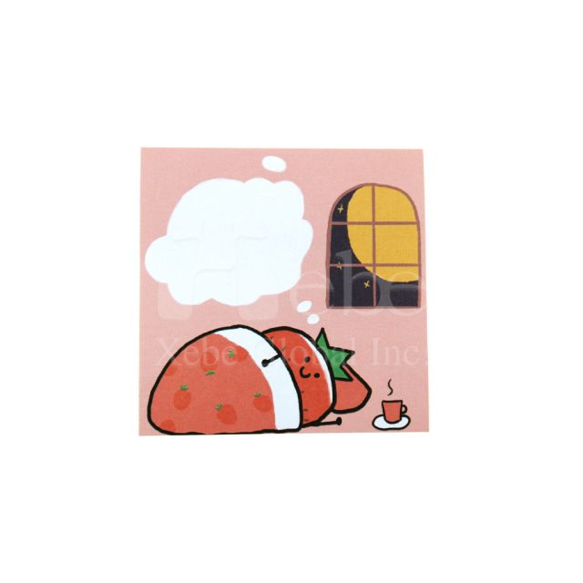 慵懶草莓訂造Memo紙