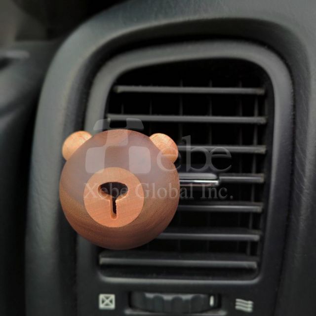 車用小熊球造型香氛