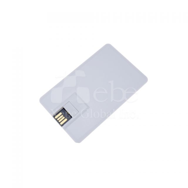 卡片式簡約白OTG USB手指