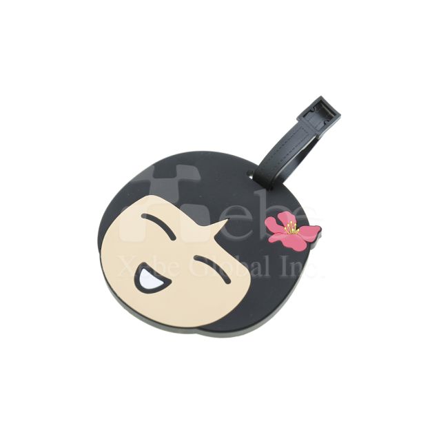 小女孩造型訂造行李牌製作