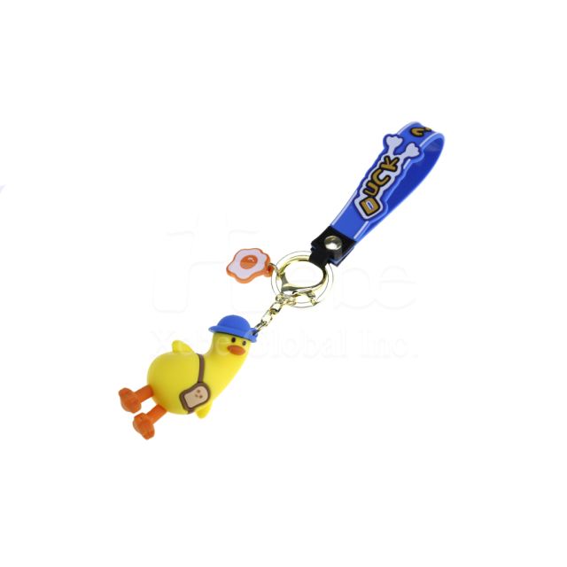 訂造小鴨造型公仔吊飾 學校禮品