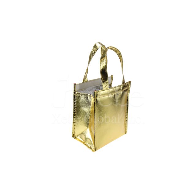 金色手提訂造環保袋