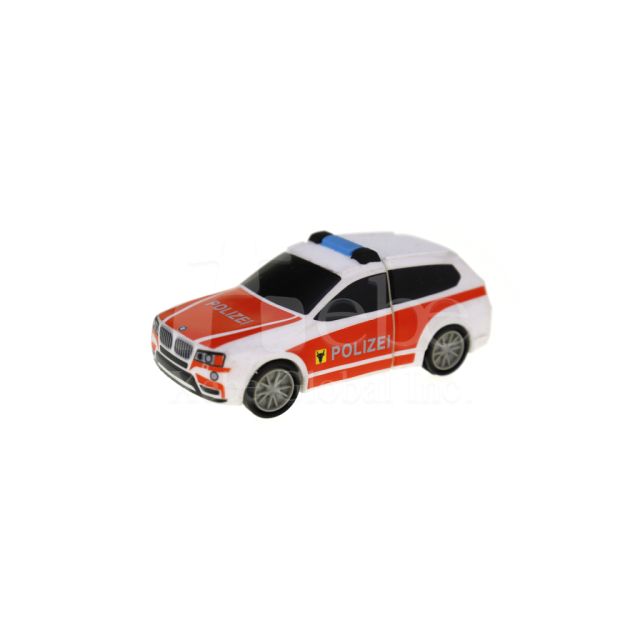 警車造型USB手指 矽膠開模