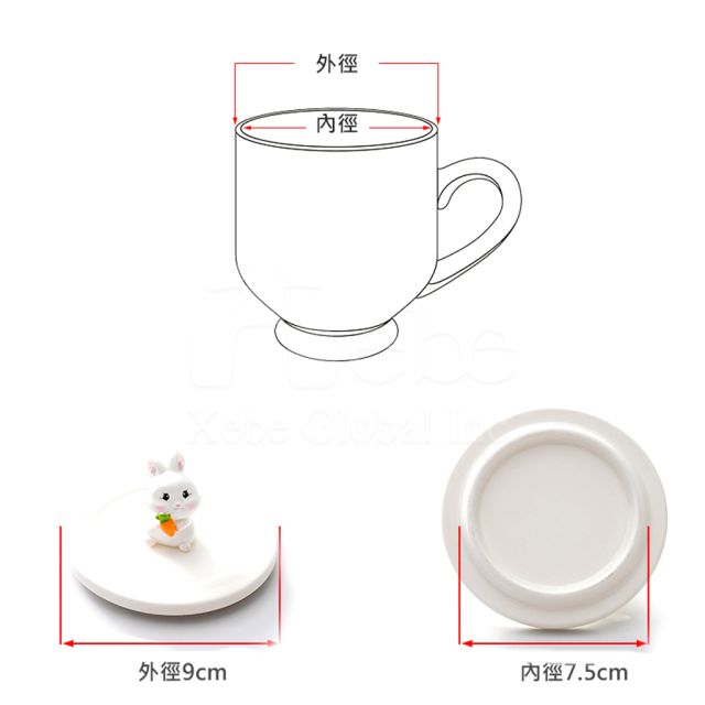 陶瓷造型杯蓋