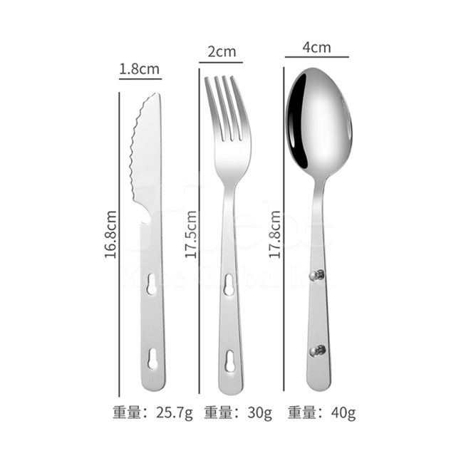 不鏽鋼餐具3件組 客製化刀叉匙餐具組