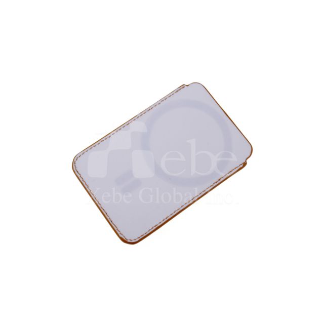 磁吸皮革卡片套支架 多功能卡片套
