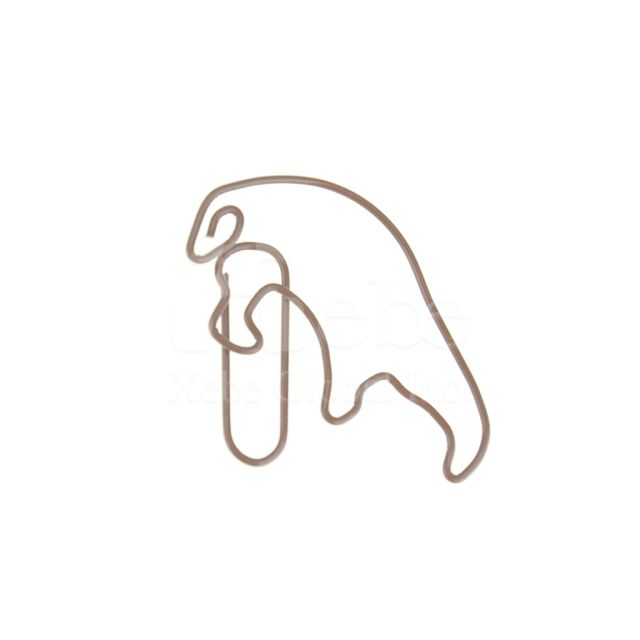 穿山甲造型萬字夾