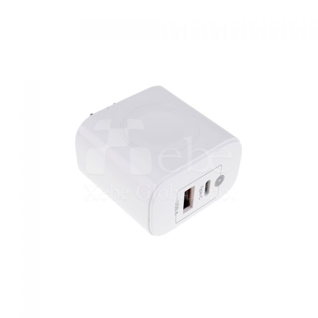 簡約白雙孔USB charger