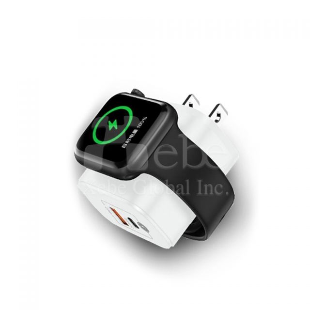 簡約白雙孔USB charger
