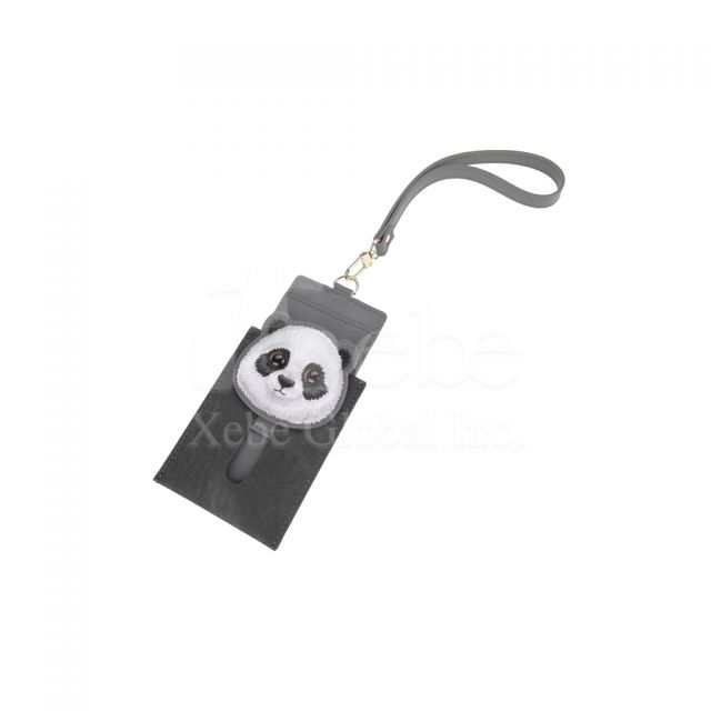 抽拉式皮革卡片套 直式證件套訂造