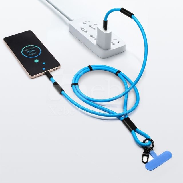 訂造LOGO手機掛繩 二合一叉電掛繩