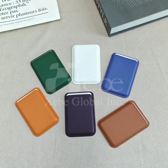 皮革手機支架磁吸卡套訂造