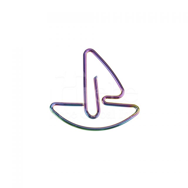 彩色帆船造型萬字夾