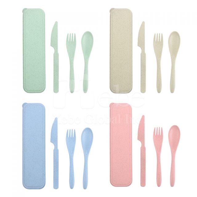 淺綠環保小麥餐具組